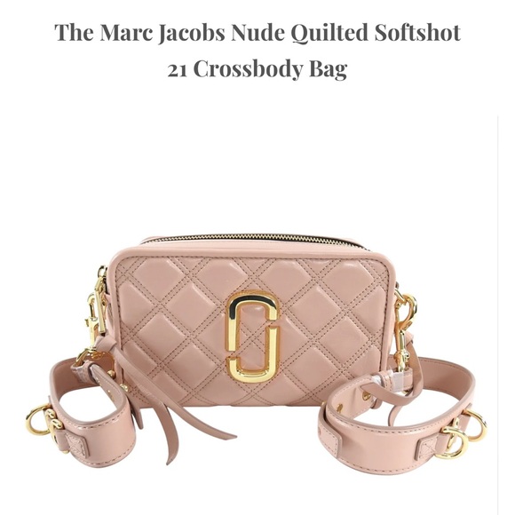 Marc Jacobs blush quilted Soft-shot Snapshot. In excellent condition. - Picture 14 of 14